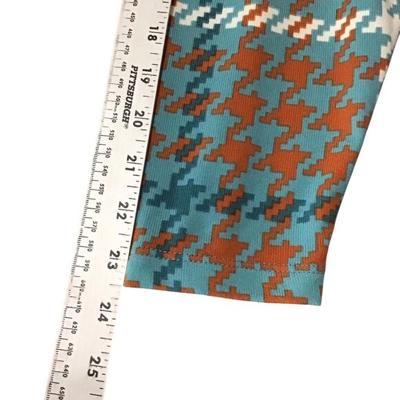 D & Co Multicolor Houndstooth Open Front Cardigan Sweater 2X Check Measurements - Picture 8 of 10